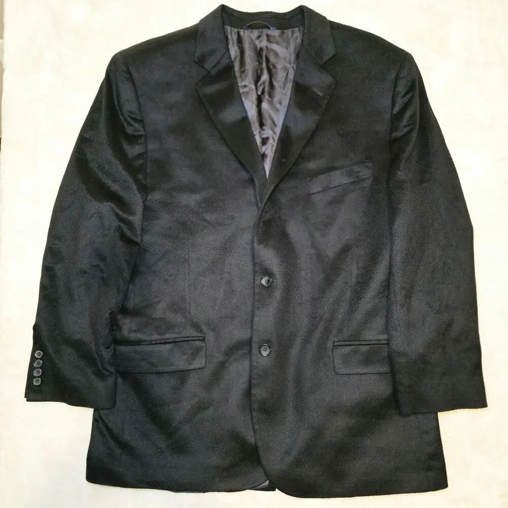 Brooks Brothers Fitzgerald Fit Blazer 48R- 100% Italian Cashmere Tollegno 1900